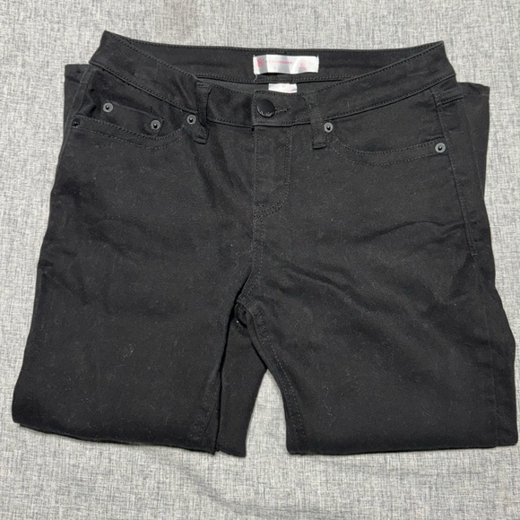No Boundaries Black Cropped Jeans Size 9 - Picture 3 of 7